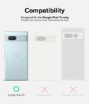 Ringke Glass Camera Protector [3 Pack] Compatible with Google Pixel 7a Hard Tempered Glass Protector Ultra-Thin Case-Friendly Full-Cover Camera Lens Protector for Pixel 7a