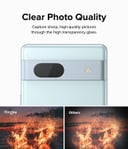 Ringke Glass Camera Protector [3 Pack] Compatible with Google Pixel 7a Hard Tempered Glass Protector Ultra-Thin Case-Friendly Full-Cover Camera Lens Protector for Pixel 7a