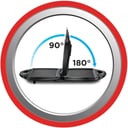 Black+Decker 1400w 2-In-1 4 Slice Sandwich Maker & Grill With Interchangeable Plate