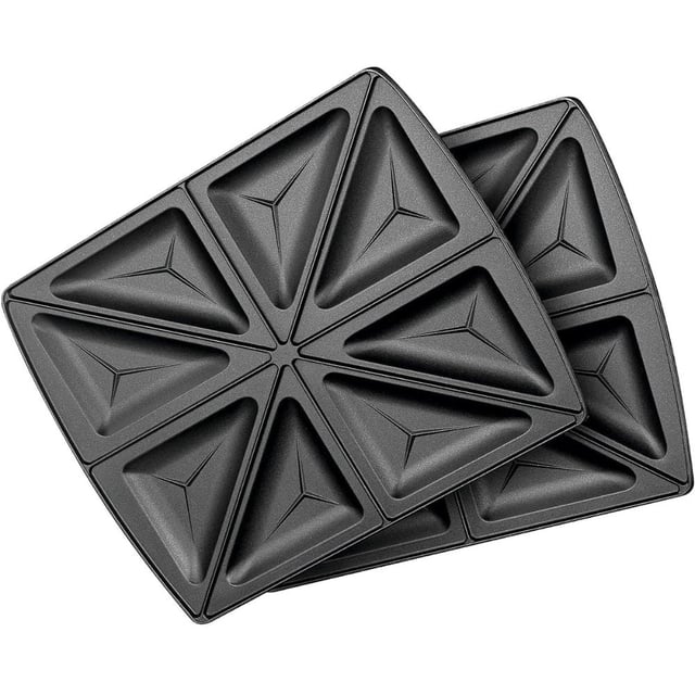 Black+Decker 1400w 2-In-1 4 Slice Sandwich Maker & Grill With Interchangeable Plate