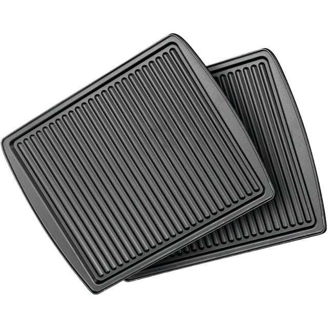 Black+Decker 1400w 2-In-1 4 Slice Sandwich Maker & Grill With Interchangeable Plate