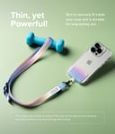 Ringke Holder Link & Snap Hook Lanyard Strap Designed for Universal iPhone/Galaxy/Android Cell Phone Case, Digital Camera, DSLR, Tablet, Keys, ID - Forest