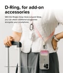 Ringke Holder Link & Snap Hook Lanyard Strap Designed for Universal iPhone/Galaxy/Android Cell Phone Case, Digital Camera, DSLR, Tablet, Keys, ID - Forest