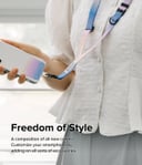 Ringke Holder Link & Snap Hook Lanyard Strap Designed for Universal iPhone/Galaxy/Android Cell Phone Case, Digital Camera, DSLR, Tablet, Keys, ID - Forest