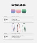 Ringke Holder Link & Snap Hook Lanyard Strap Designed for Universal iPhone/Galaxy/Android Cell Phone Case, Digital Camera, DSLR, Tablet, Keys, ID - Forest