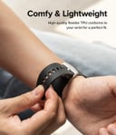 Ringke Rubber One Bold Watch Band for Samsung Galaxy Watch 6 / Galaxy Watch 6 Classic/Galaxy Watch 5 Pro/Galaxy Watch 5 / Galaxy Watch 4 / Galaxy Watch 4 Classic/Watch Lug 20mm - Danger Blue