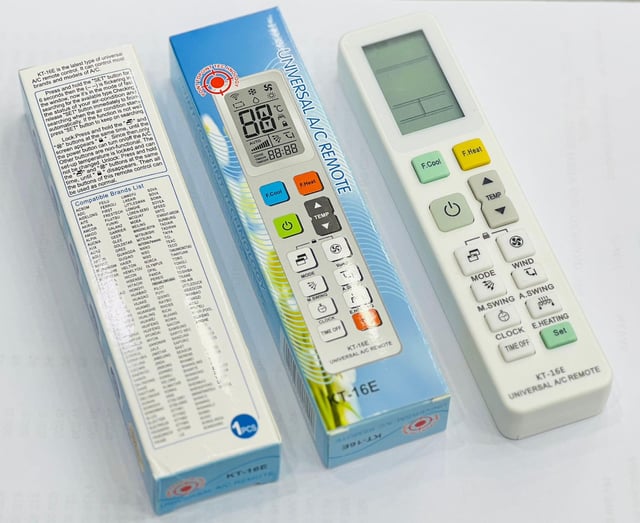 ريموت مكيف عالمي يعمل على جميع الأجهزة Universal AC Remote Control KT-16E