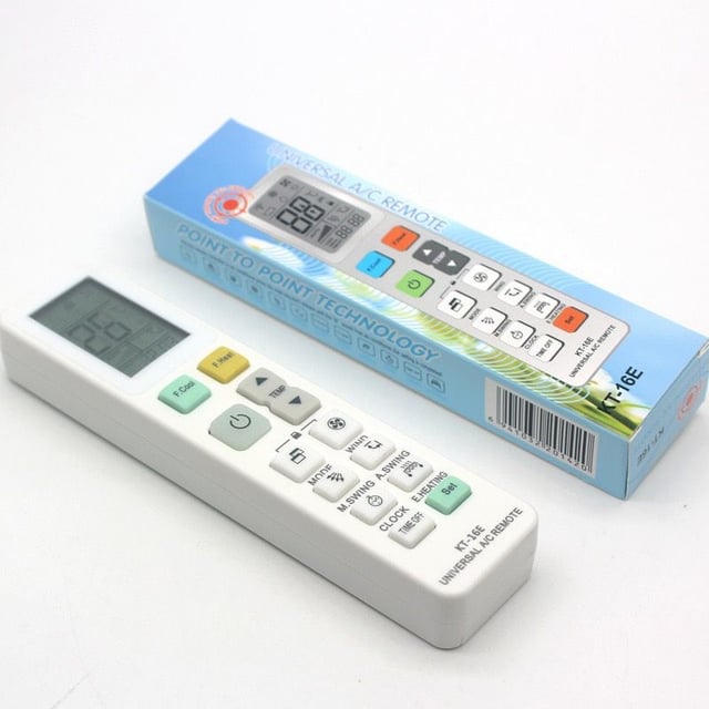 ريموت مكيف عالمي يعمل على جميع الأجهزة Universal AC Remote Control KT-16E