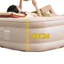 مرتبة هوائية قابلة للنفخ 4000 مللي أمبير مع منفاخ مدمج Outdoor One-click Inflatable Mattress