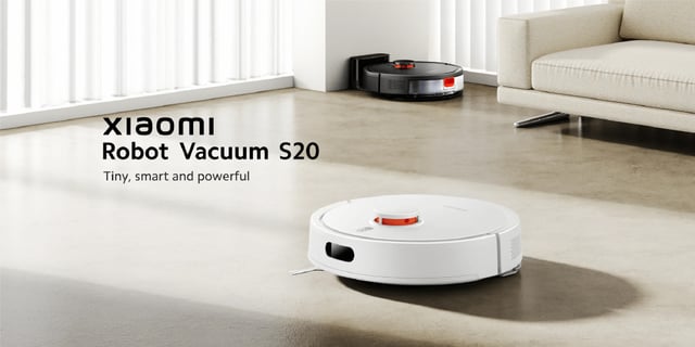 مكنسة روبوت اس 20 كهربائية الذكية 5000 باسكال أسود شاومي Xiaomi Robot Vacuum S20