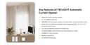 Yeelight Smart Curtainer Opener C Shape 2pcs kit