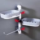 حامل صابون جداري قابل للدوران Rotary Drawer Type Soap Box