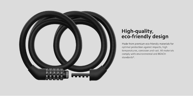 Security for the Xiaomi Electric Scooter Cable Lock