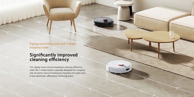 مكنسة روبوت اس 20 كهربائية الذكية 5000 باسكال أسود شاومي Xiaomi Robot Vacuum S20