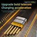 سلك شاحن تكتك متعدد المداخل تايب سي ولايتنينج 1.5 متر Taktik Transformers Cable USB-A - Lightning - Type-C