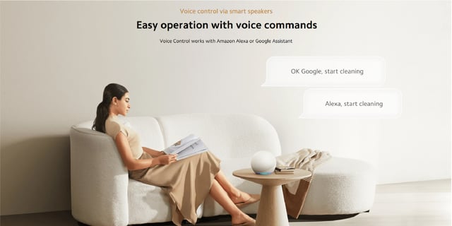 مكنسة روبوت اس 20 كهربائية الذكية 5000 باسكال أسود شاومي Xiaomi Robot Vacuum S20