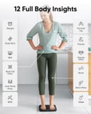 ميزان الكتروني يوفي للجسم مع تطبيق ذكي Smart Scale A1 With Bluetooth