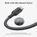 وصلة شاحن تايب سي انكر 0.9 متر Anker 544 USB-C to USB-C Cable Bio-Nylon