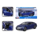 1:24 Mercedes- 2022 Eqs Met Blue Officially Licensed Scaled Replicas of Collectible Diecast Metal Models with Exquisite Interior and Exterior Detailing for All Age.