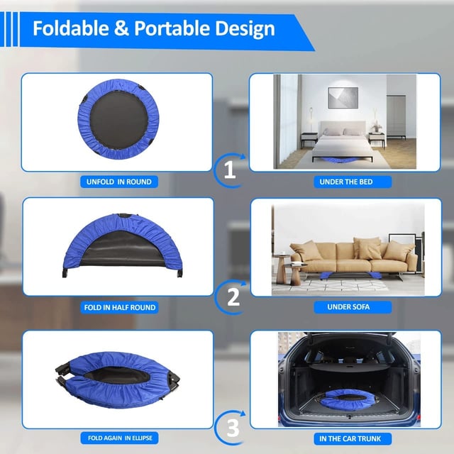 Skyland 40″ Jumping Trampoline For Kids