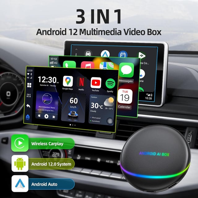 3 in 1 Carplay Magic Box Streaming Device for Car 