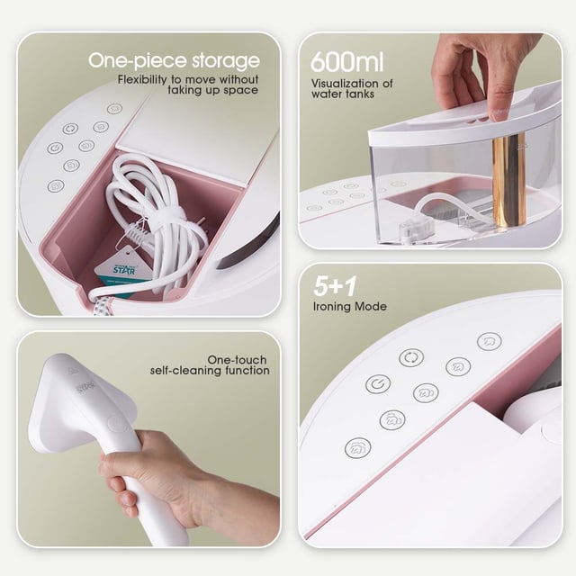 مكواة بخار​ وينينج ستار 2280 واط 0.6 لتر Winning Star Handhold Garment Steamer