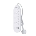 Winning Star Power Strip 1 Type-C 2 USB Ports 3 UK Outlet Electrical Extension Socket