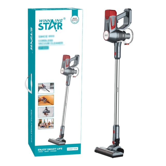 مكنسة كهربائية لاسلكية وينينج ستار 2200 مللي أمبير 12000 باسكال Winning Star Wireless Vacuum Cleaner