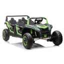 سيارة صحراوية كهربائية للاطفال 48 فولط 4 مقاعد اخضر مايتس Myts  4-Seat Electric Ride-On Car 48 V with Lights & Leather Seats Green