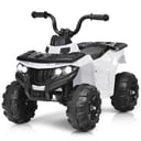 سيارة ميني ATV بقوة 6فولت  للأطفال باللون الأبيض من شركة مايتس  Myts 6 Volts Mini ATV Kids rideon White