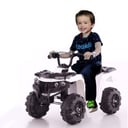 سيارة ميني ATV بقوة 6فولت  للأطفال باللون الأبيض من شركة مايتس  Myts 6 Volts Mini ATV Kids rideon White