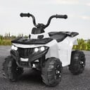 سيارة ميني ATV بقوة 6فولت  للأطفال باللون الأبيض من شركة مايتس  Myts 6 Volts Mini ATV Kids rideon White