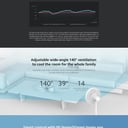 مروحة عمودية لاسلكية شاومي 2 برو 2800 مللي أمبير Xiaomi Smart Standing Fan 2 Pro