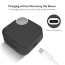 O Ozone Silicone Case Compatible with CMF By Nothing Buds Pro 2, Shockproof and Scratch-Resistant Full-Body Protection Cover with Anti-Lost Keychain- Black