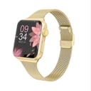 O Ozone Slim Milanese Straps Compatible with Apple Watch 38mm 40mm 41mm 42mm, Stainless Steel Mesh Milanese Metal Replacement Strap for iWatch Series 10/9/8/7/6/5/4/3/2/1/SE Women- Gold