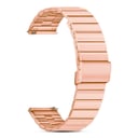 سوار ساعة ذكية ستانلس ستيل 22 مم وردي او اوزون O Ozone Compatible Stainless Steel Metal Band Bracelet wristband