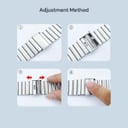 سوار ساعة ذكية ستانلس ستيل 22 مم وردي او اوزون O Ozone Compatible Stainless Steel Metal Band Bracelet wristband