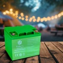 بطارية رحلات متنقلة 70 أمبير مع انفرتر 500 واط توبيز Toby's Rechargeable Battery With Power Inverter