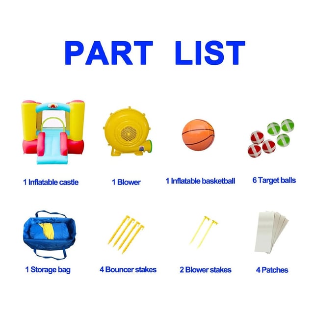 نطيطة اطفال هوائية صغيرة قابلة للنفخ ميجا ستار Megastar Inflatable Classic Bounce House