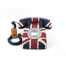 هاتف أرضي كلاسيك روتاري 746 مع علم بريطانيا منGPO