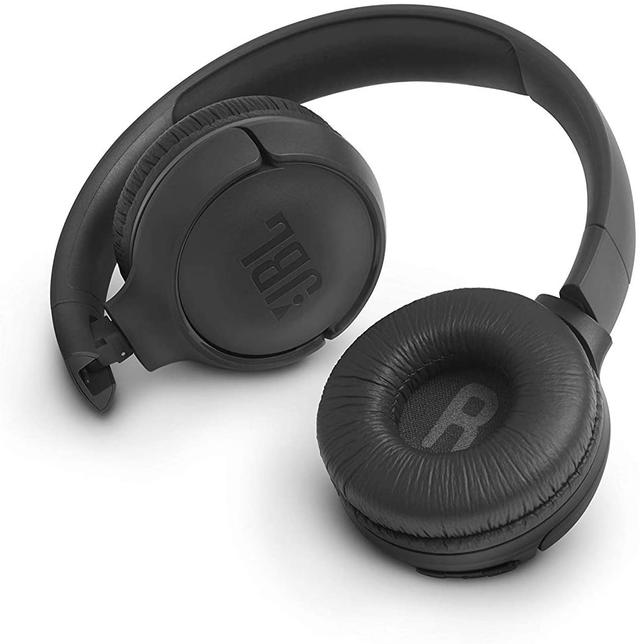 jbl t500 wireless on ear headphones with mic black - SW1hZ2U6MTAyNDM2