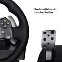 عجلة القيادة ستيرنج اكس بوكس ون والكمبيوتر الشخصي 900 درجة مع حساسات مقاومة للصدأ لوجيتك Logitech Driving Xbox One and PC Driving Force Racing Wheel - SW1hZ2U6NzA1NDY4