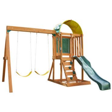 مجموعة العاب خارجية للاطفال للحديقة كيد كرافت اينزلي KidKraft Ainsley Outdoor Swing Set / Playset