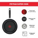 طقم قدور تيفال 9 قطع Tefal Aluminum Super Cook Non-Stick Cookware Set - SW1hZ2U6OTc1Nzc4