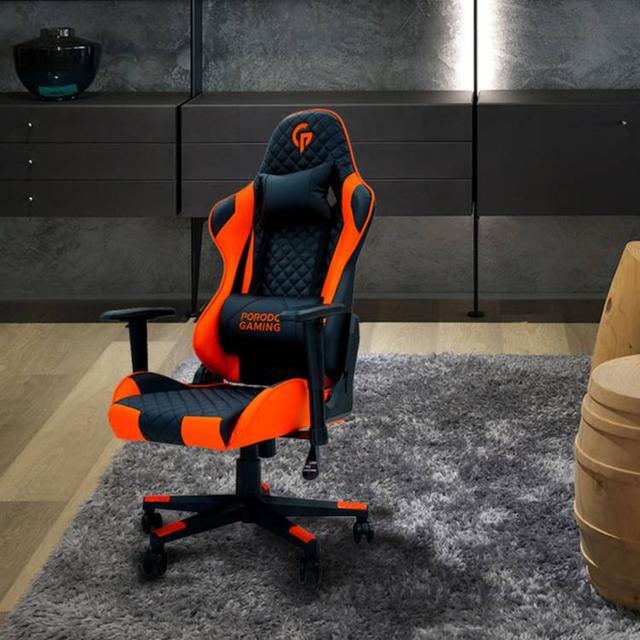 Porodo Gaming Chair - Black/Orange - SW1hZ2U6OTcyODA1