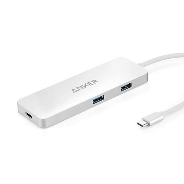 anker premium usb c hub with ethernet and power delivery un silver offline - SW1hZ2U6NjI2OQ==