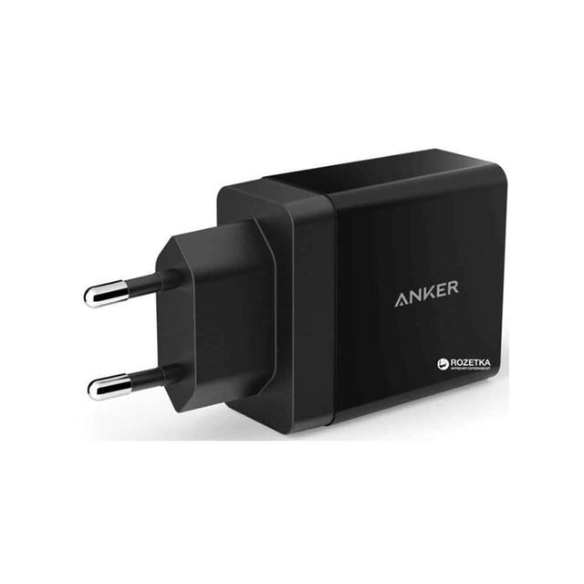 Anker PowerIQ 2port A2021L11 USB charger Mains socket Max. output current 2400 mA 2 x USB - SW1hZ2U6NjE0NQ==