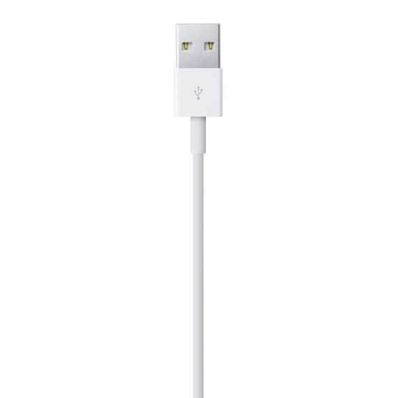 سلك شاحن ايفون اصلي 2 متر أبيض ابل Apple White 2M Lightning To USB Cable - SW1hZ2U6Nzk3Mw==