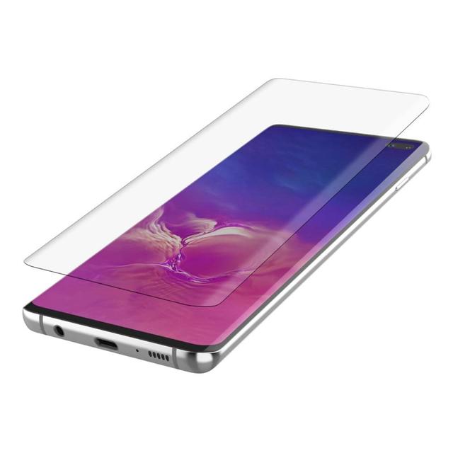 لاصقة حماية الشاشة لهاتف Samsung Galaxy S10 Plus شفافة SCREENFORCE InvisiGlass - BELKIN - SW1hZ2U6MjIxODY=