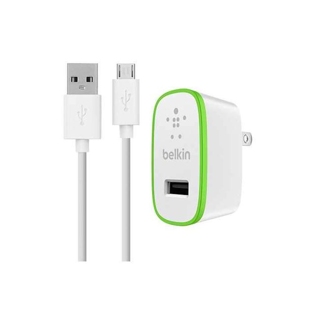 belkin home charger with usb port and micro usb cable - SW1hZ2U6NjY2OQ==